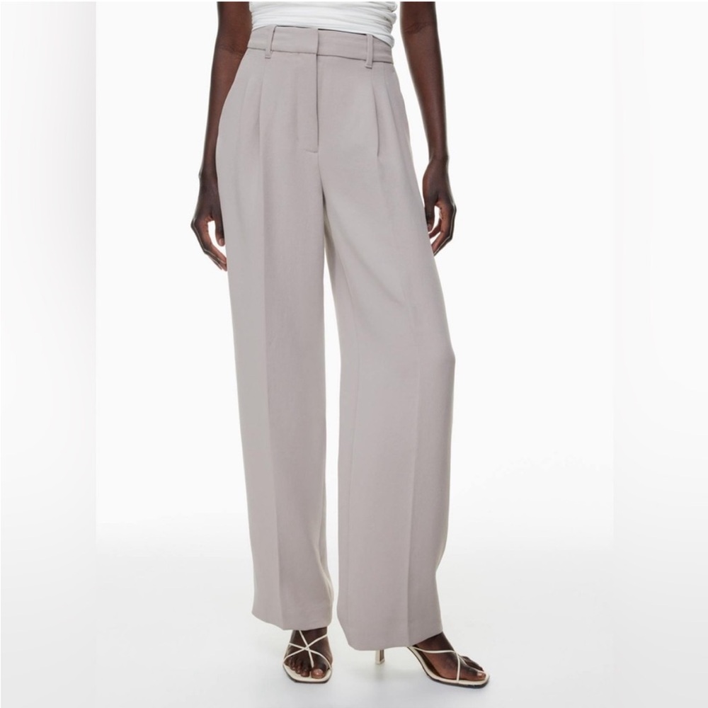 Wilfred Light Gray Effortless Pant